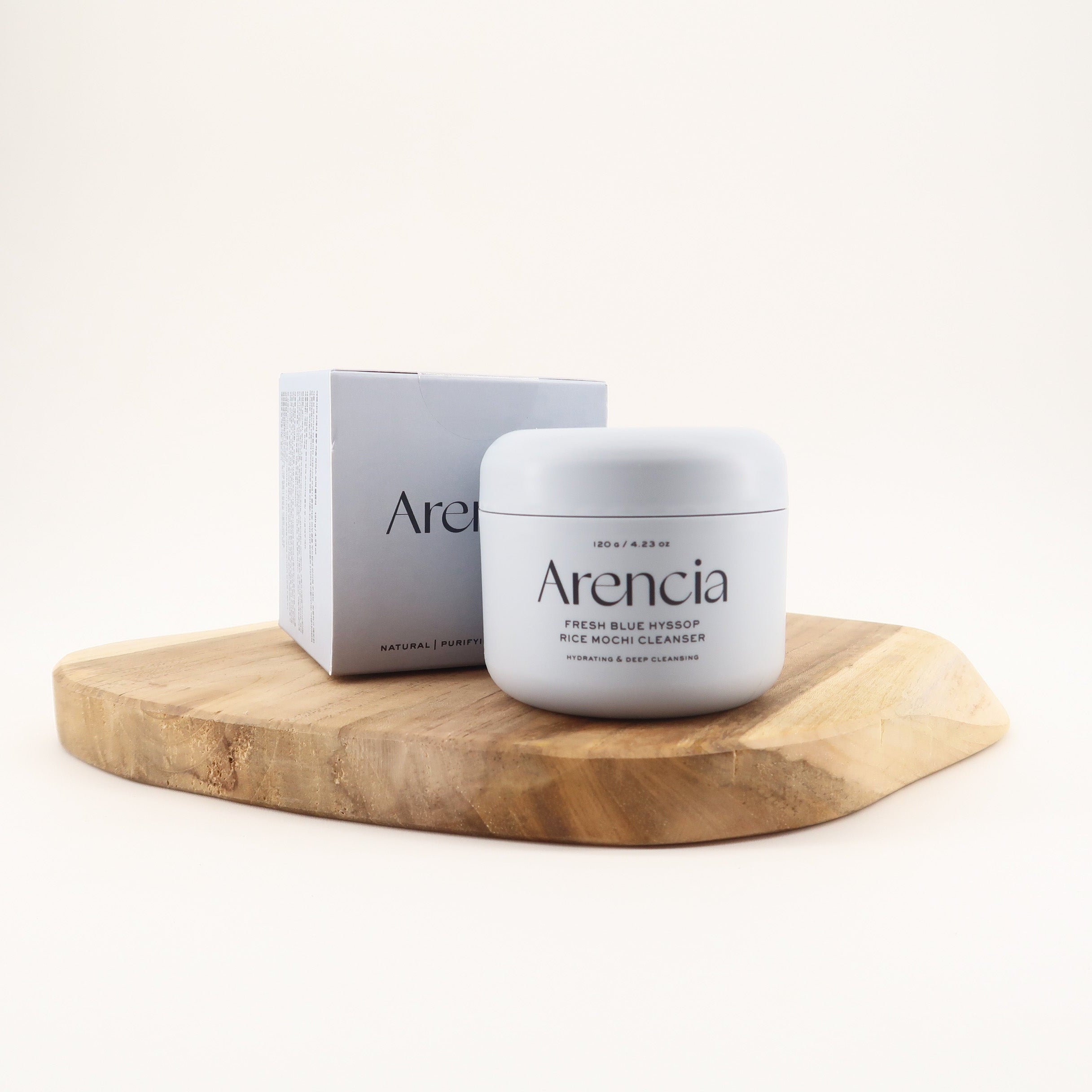 Arencia – Nettoyant Fresh Mochi au Riz & Hysope Bleue 120g