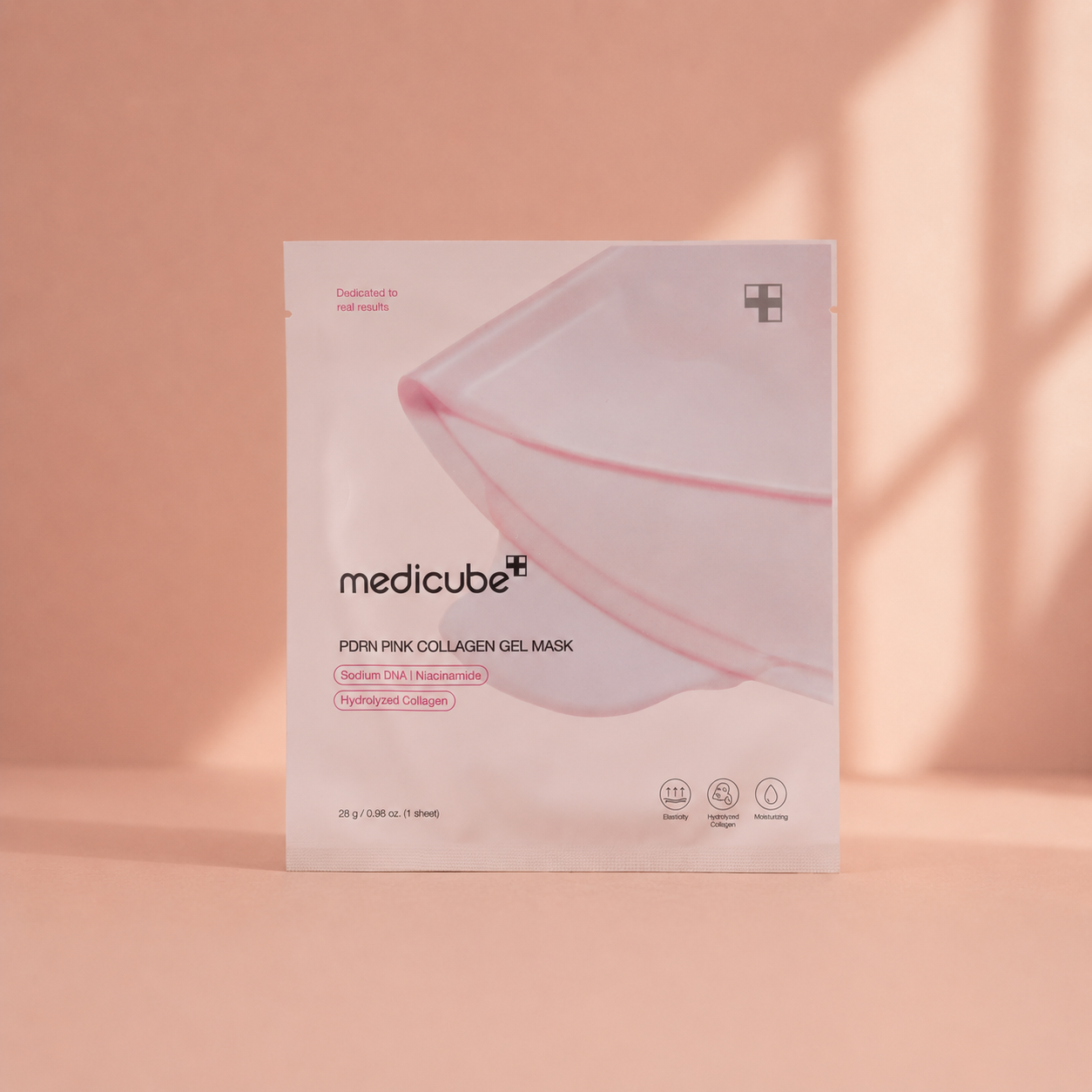 Medicube – Masque Gel Rose PDRN Collagène Hydratant Anti-Âge
