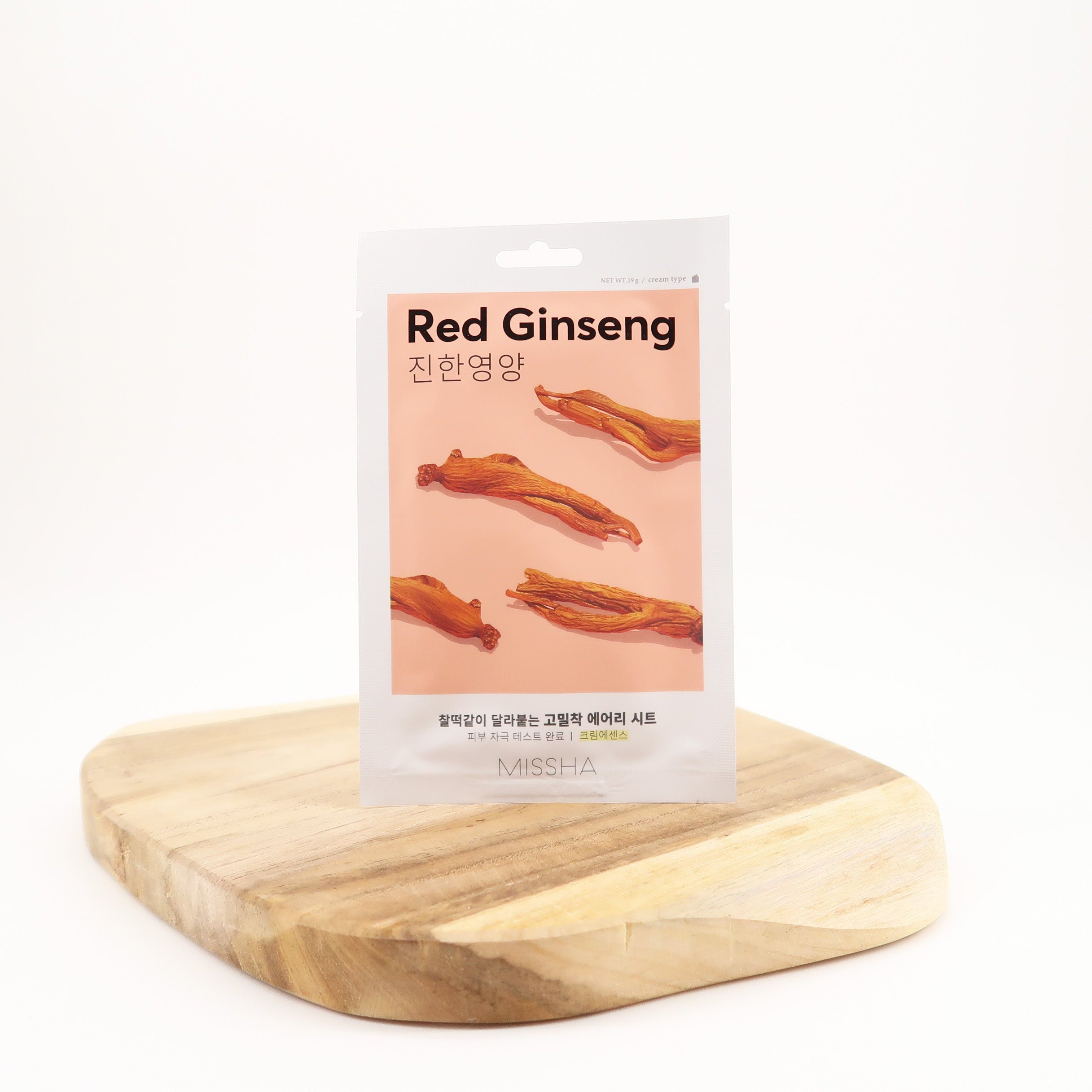 Missha – Airy Fit Sheet Mask – Red Ginseng, 19g
