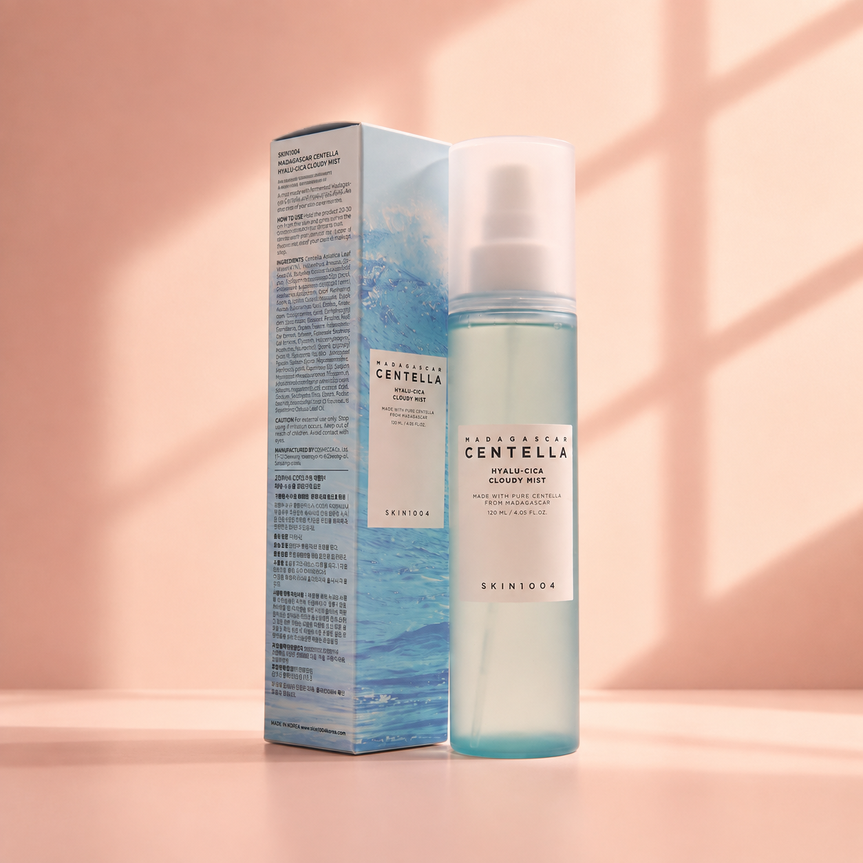 SKIN1004 – Madagascar Centella Hyalu-Cica Cloudy Mist, 120 ml